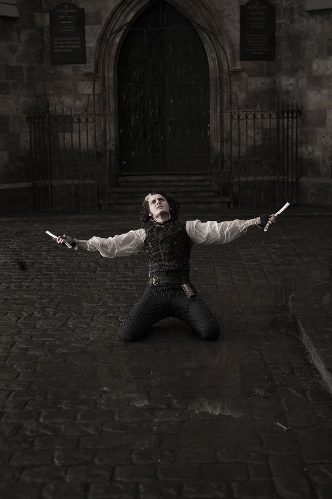 Sweeney Todd - A Fleet Street démoni borbélya - Promóció fotók - Johnny Depp