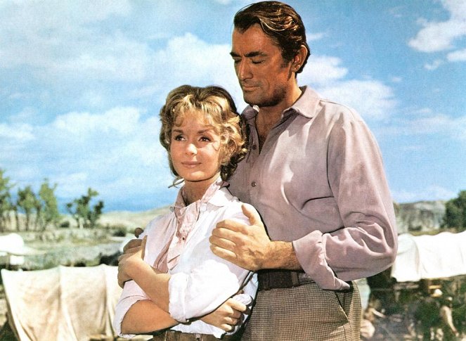A vadnyugat hőskora - Filmfotók - Debbie Reynolds, Gregory Peck