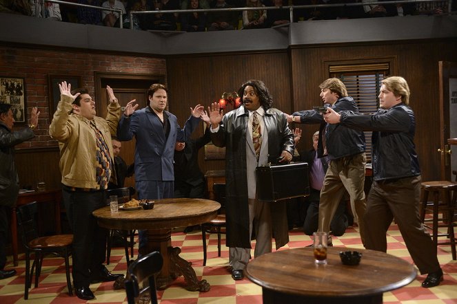 Saturday Night Live - De la película - Bobby Moynihan, Seth Rogen, Kenan Thompson, Michael Patrick O'Brien, Beck Bennett