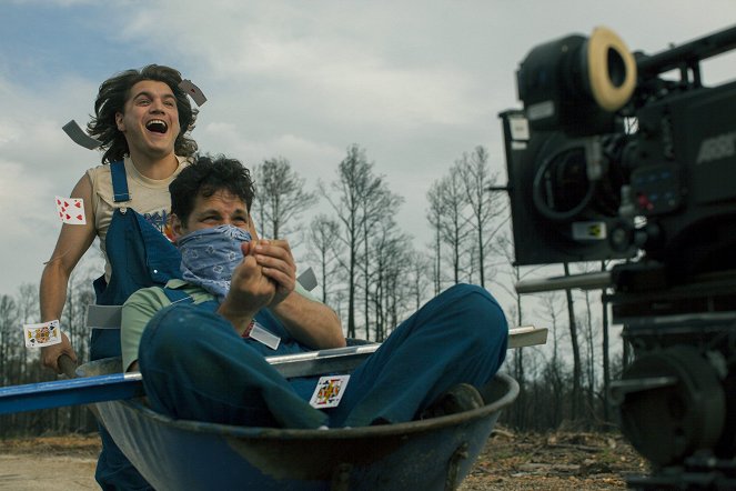 Prince Avalanche - Del rodaje - Emile Hirsch, Paul Rudd