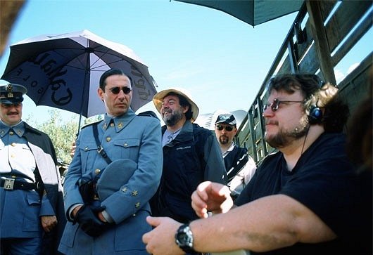 O Labirinto do Fauno - De filmagens - Sergi López, Guillermo del Toro