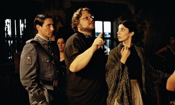 El laberinto del fauno - Del rodaje - Sergi López, Guillermo del Toro, Maribel Verdú