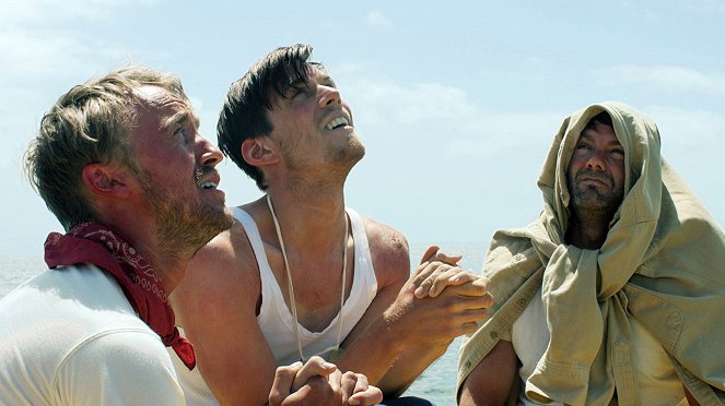 Perdidos en el Pacífico - De la película - Tom Felton, Jake Abel, Garret Dillahunt