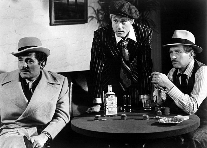 A nagy balhé - Filmfotók - Robert Shaw, Robert Redford, Paul Newman