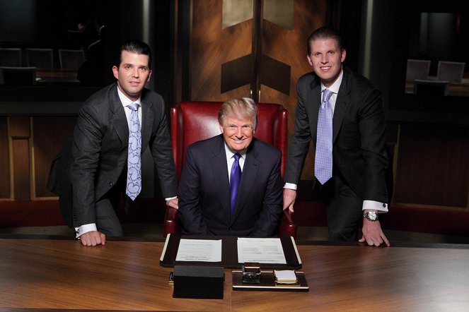 The Apprentice - Forgatási fotók - Donald Trump Jr., Donald Trump, Eric Trump