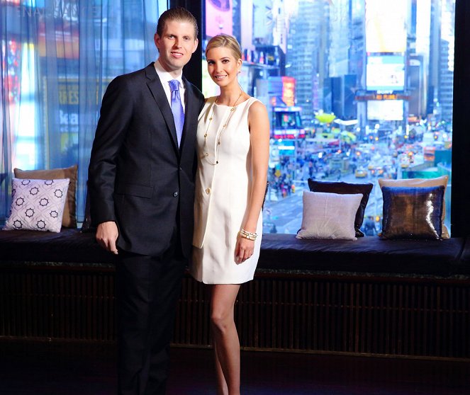 The Apprentice - Forgatási fotók - Eric Trump, Ivanka Trump