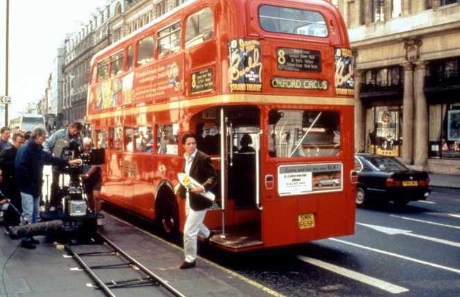 Notting Hill - Van de set - Hugh Grant