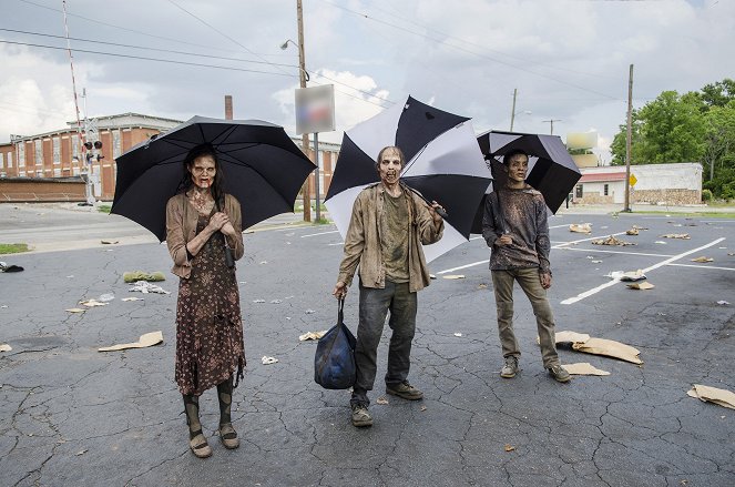The Walking Dead - Önsegítés - Forgatási fotók