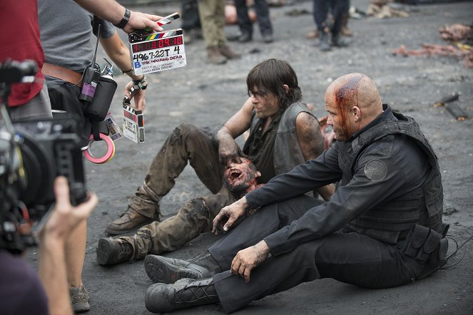 The Walking Dead - Zug um Zug - Dreharbeiten - Norman Reedus, Maximiliano Hernández