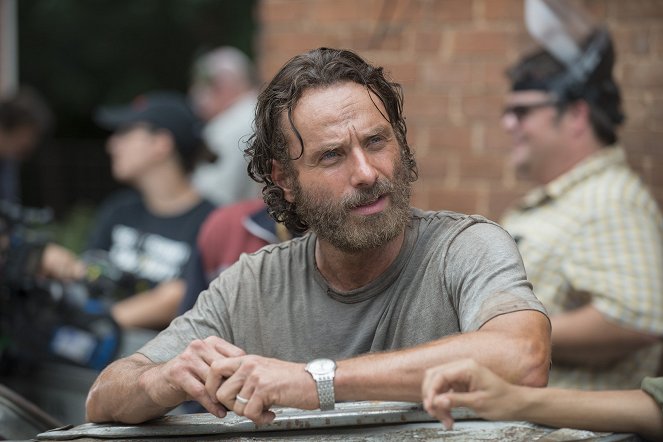 The Walking Dead - Croix - Tournage - Andrew Lincoln