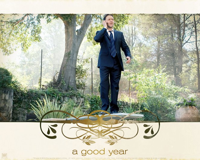 Une grande année - Cartes de lobby - Russell Crowe