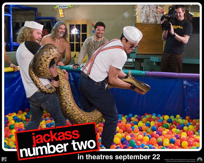 Jackass: Number Two - Cartões lobby - Ryan Dunn, Bam Margera, Johnny Knoxville