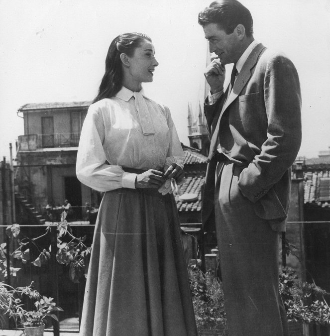 Prázdniny v Římě - Z filmu - Audrey Hepburn, Gregory Peck
