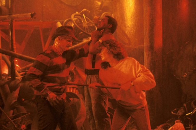 Noční můra v Elm Street 3: Bojovníci ze sna - Z filmu - Robert Englund, Ken Sagoes, Heather Langenkamp