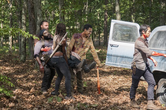 The Walking Dead - What Happened and What's Going On - Van film - Andrew Lincoln, Chad L. Coleman, Tyler James Williams, Steven Yeun