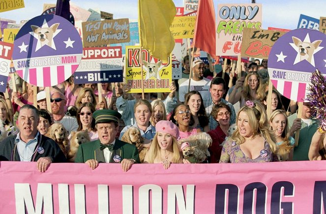 Legalna blondynka 2 - Z filmu - Bruce McGill, Bob Newhart, Reese Witherspoon, Jennifer Coolidge