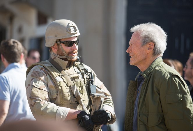 American Sniper: Die Geschichte des Soldaten Chris Kyle - Dreharbeiten - Bradley Cooper, Clint Eastwood