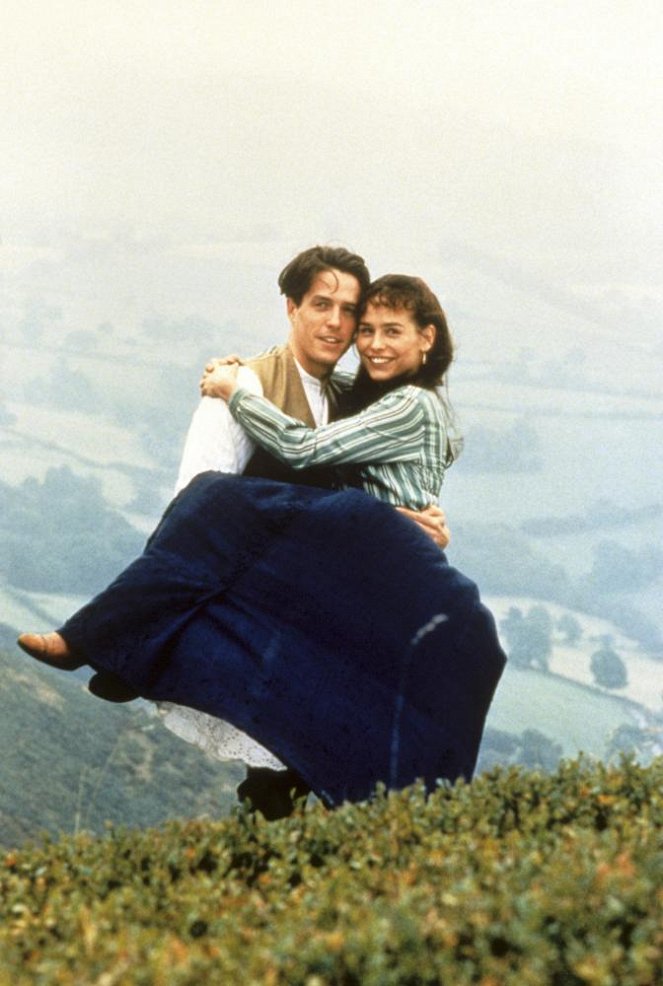 Der Engländer, der auf einen Hügel stieg und von einem Berg herunterkam - Werbefoto - Hugh Grant, Tara Fitzgerald