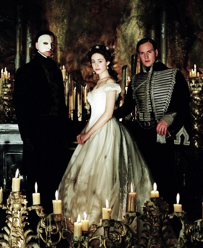 El fantasma de la ópera - Promoción - Gerard Butler, Emmy Rossum, Patrick Wilson