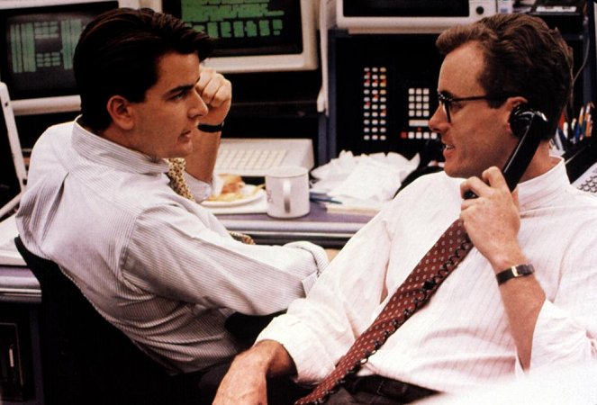 Wall Street - De la película - Charlie Sheen, John C. McGinley