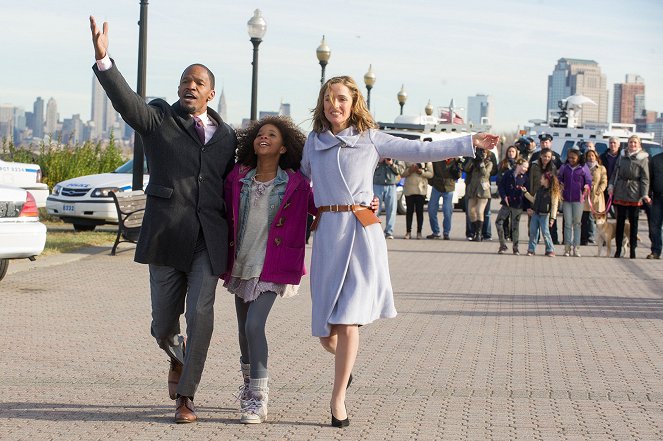 Annie - De la película - Jamie Foxx, Quvenzhané Wallis, Rose Byrne