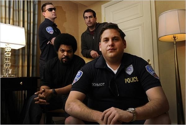Agentes Secundários - De filmagens - Channing Tatum, Rob Riggle, Ice Cube, Jonah Hill