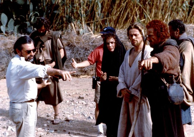Posledné pokušenie Krista - Z nakrúcania - Martin Scorsese, Barbara Hershey, Willem Dafoe, Harvey Keitel