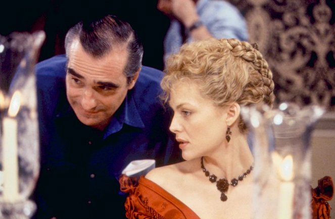 A Idade da Inocência - De filmagens - Martin Scorsese, Michelle Pfeiffer