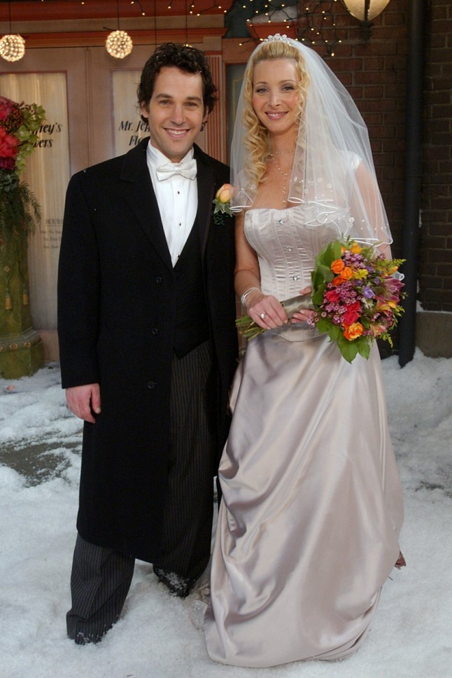Jóbarátok - Season 10 - Phoebe esküvője - Forgatási fotók - Paul Rudd, Lisa Kudrow