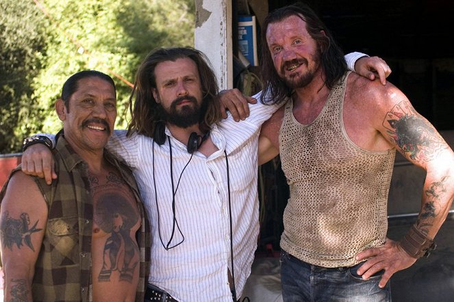 The Devil's Rejects - Dreharbeiten - Danny Trejo, Rob Zombie, Dallas Page