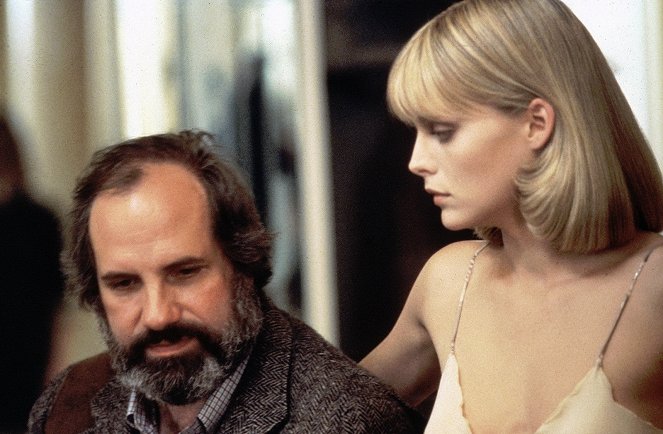 Scarface - Dreharbeiten - Brian De Palma, Michelle Pfeiffer
