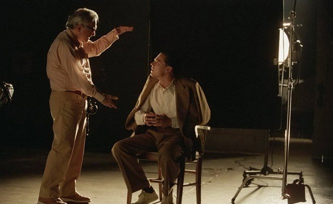 The Aviator - Dreharbeiten - Martin Scorsese, Leonardo DiCaprio