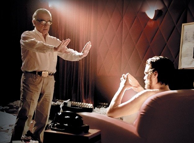 Letec - Z nakrúcania - Martin Scorsese, Leonardo DiCaprio