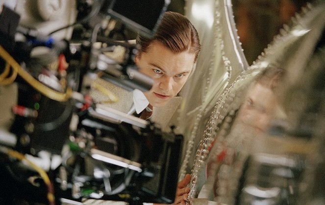 The Aviator - Dreharbeiten - Leonardo DiCaprio