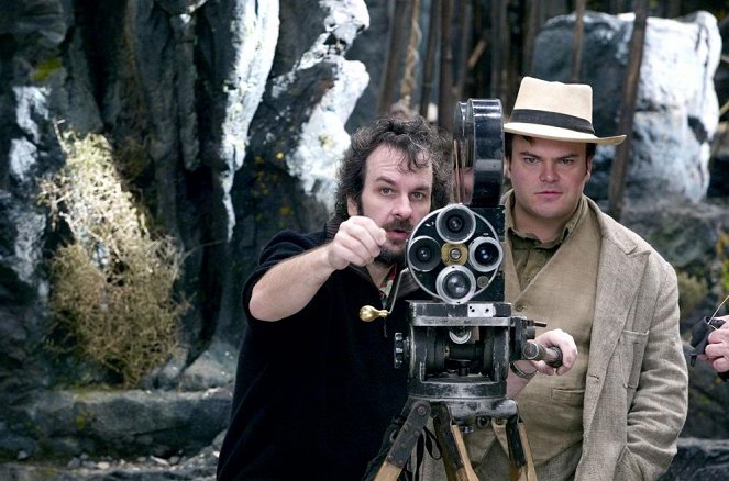 King Kong - Dreharbeiten - Peter Jackson, Jack Black