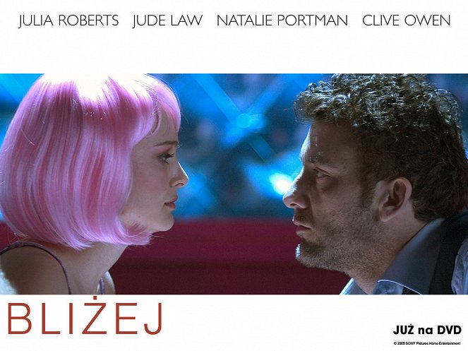 Closer, entre adultes consentants - Cartes de lobby - Natalie Portman, Clive Owen