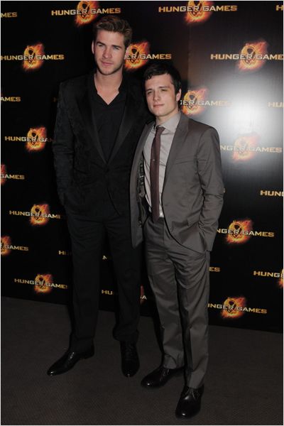 The Hunger Games - Events - Liam Hemsworth, Josh Hutcherson
