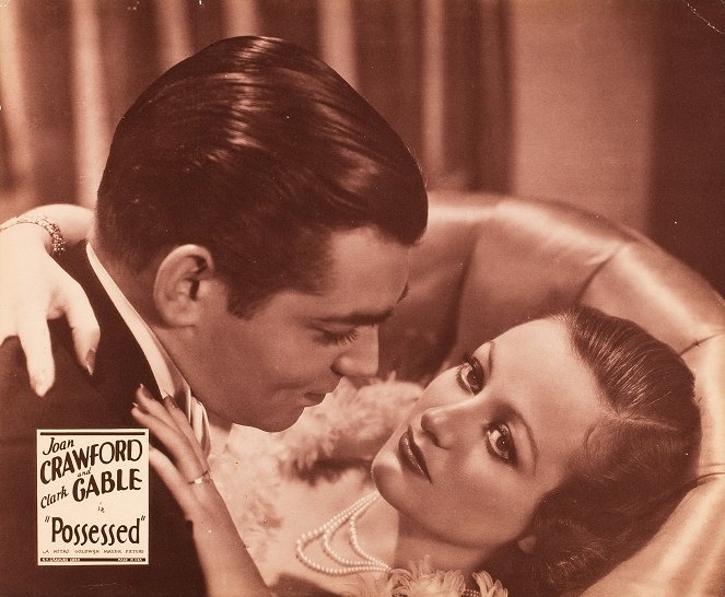 Possessed - Cartões lobby - Clark Gable, Joan Crawford