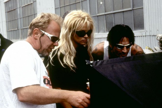 Barb Wire - Dreharbeiten - David Hogan, Pamela Anderson, Tommy Lee