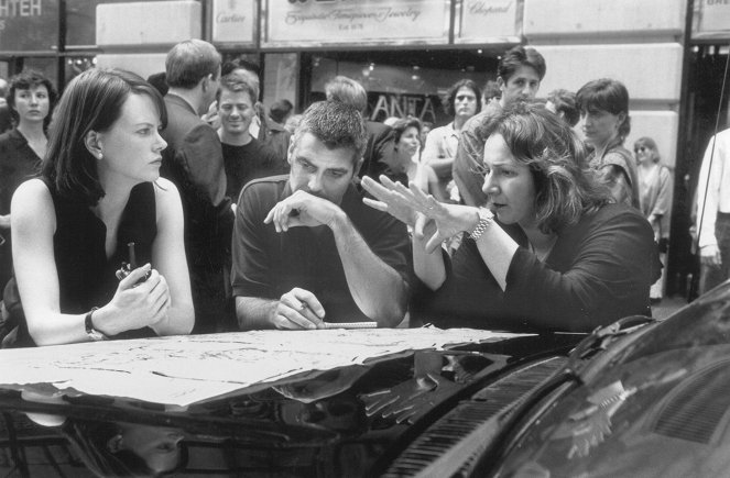 O Pacificador - De filmagens - Nicole Kidman, George Clooney