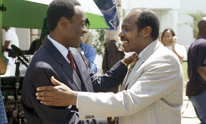 Hotel Rwanda - De filmagens - Don Cheadle, Paul Rusesabagina