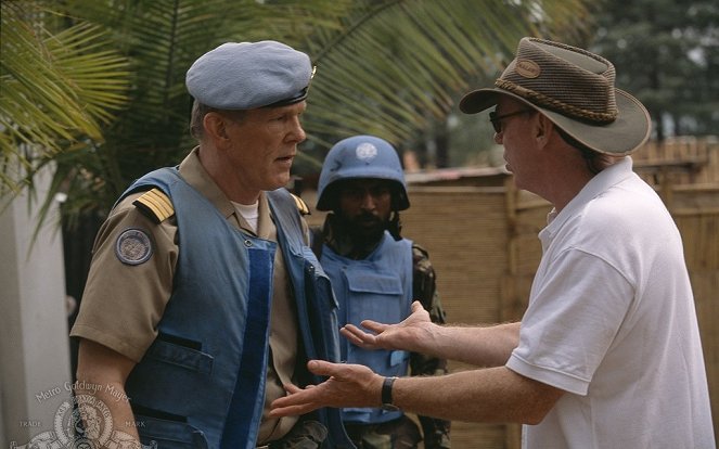 Hotel Ruanda - Dreharbeiten - Nick Nolte, Terry George