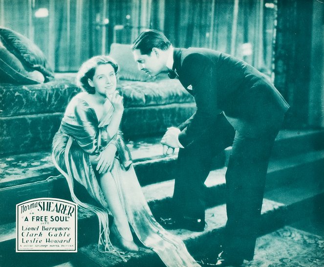 Un alma libre - Fotocromos - Norma Shearer, Clark Gable