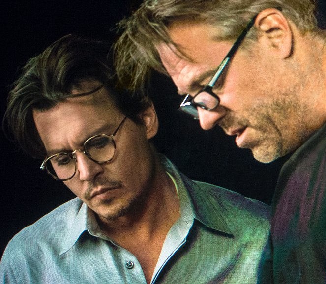 Transcendence - Dreharbeiten - Johnny Depp, Wally Pfister