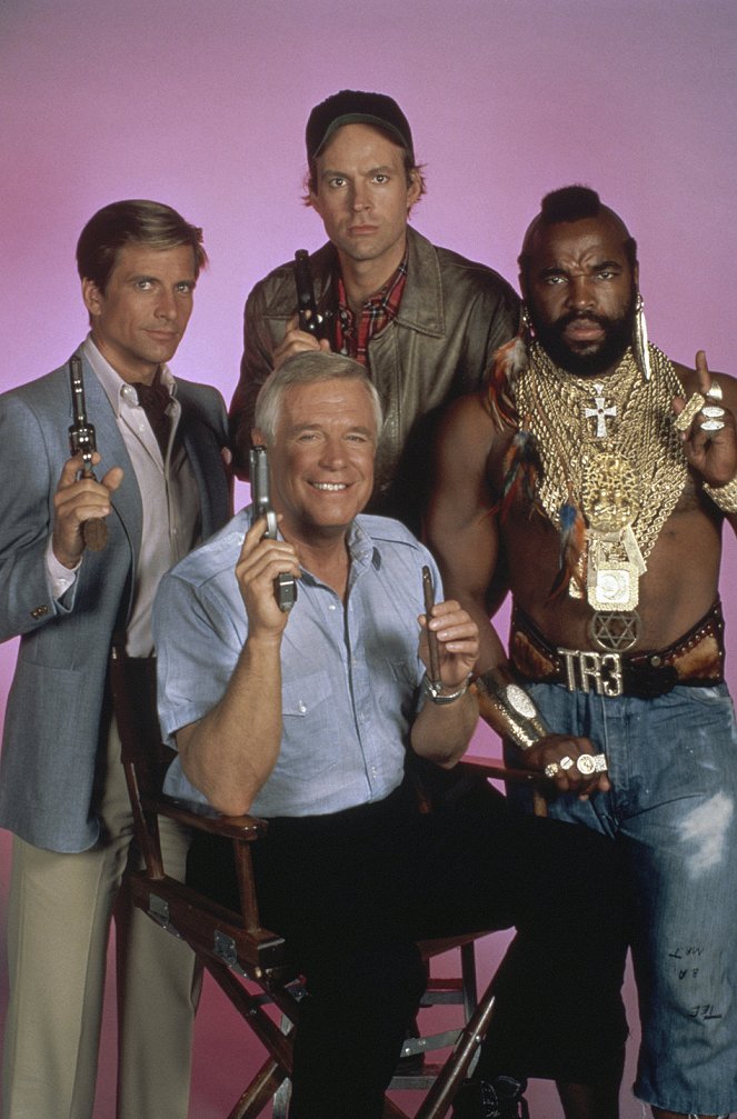 L'Agence tous risques - Promo - Dirk Benedict, George Peppard, Dwight Schultz, Mr. T