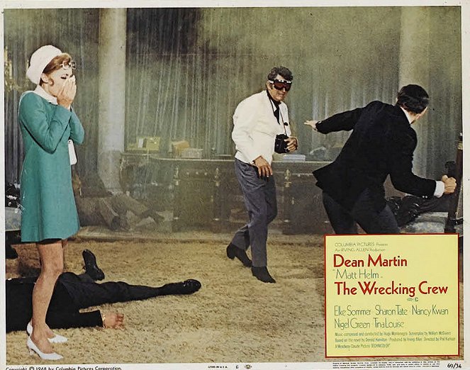 The Wrecking Crew - Lobby Cards - Sharon Tate, Dean Martin