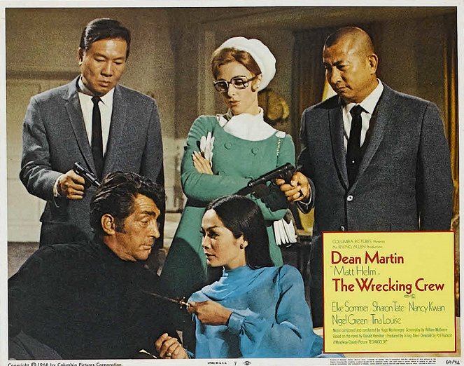 The Wrecking Crew - Lobby Cards - Dean Martin, Nancy Kwan, Sharon Tate