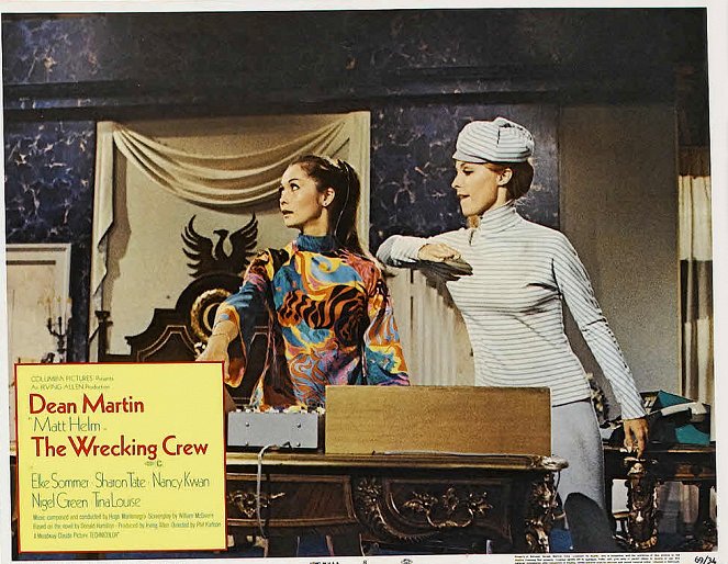The Wrecking Crew - Lobby Cards - Nancy Kwan, Sharon Tate
