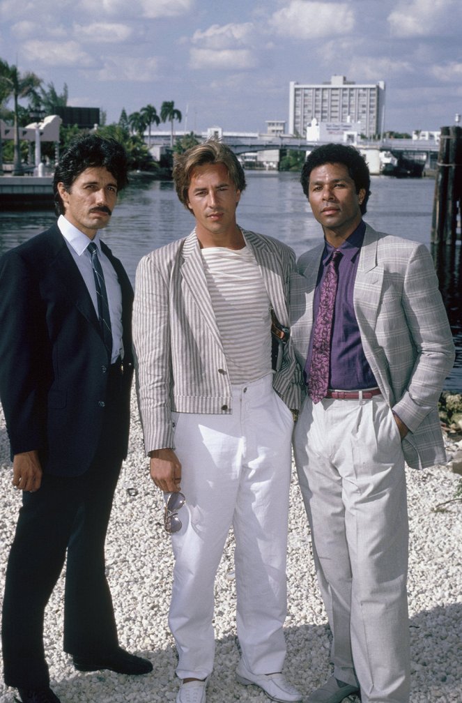 Miami Vice - Promokuvat - Edward James Olmos, Don Johnson, Philip Michael Thomas