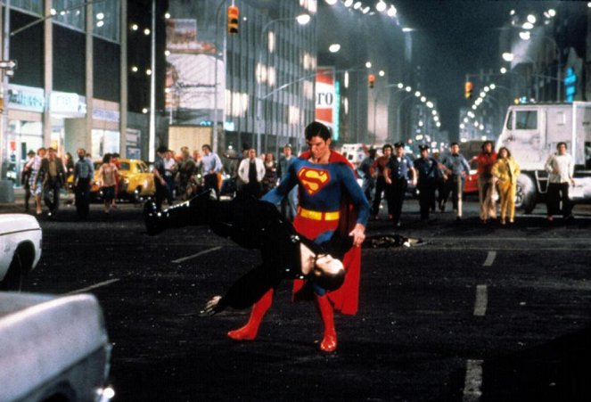 Superman 2 - Z filmu - Terence Stamp, Christopher Reeve